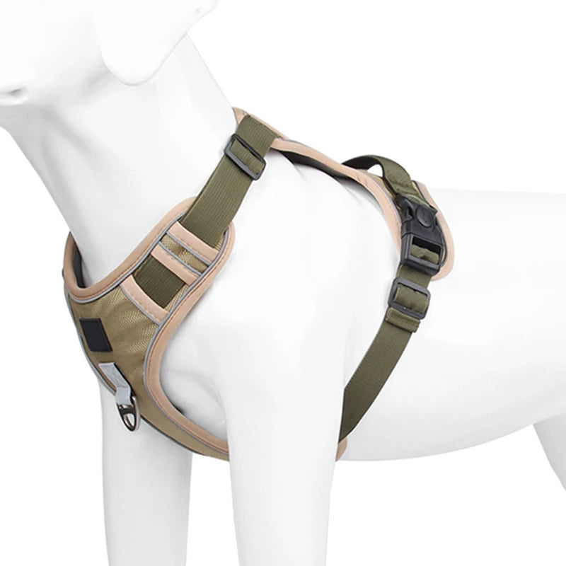CN Guangdong Reflective Dog Harness Military Vest 1680D Nylon