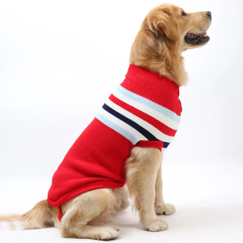 Guizhou Wool Knit Big Dog Sweater Turtleneck Winter Cozy