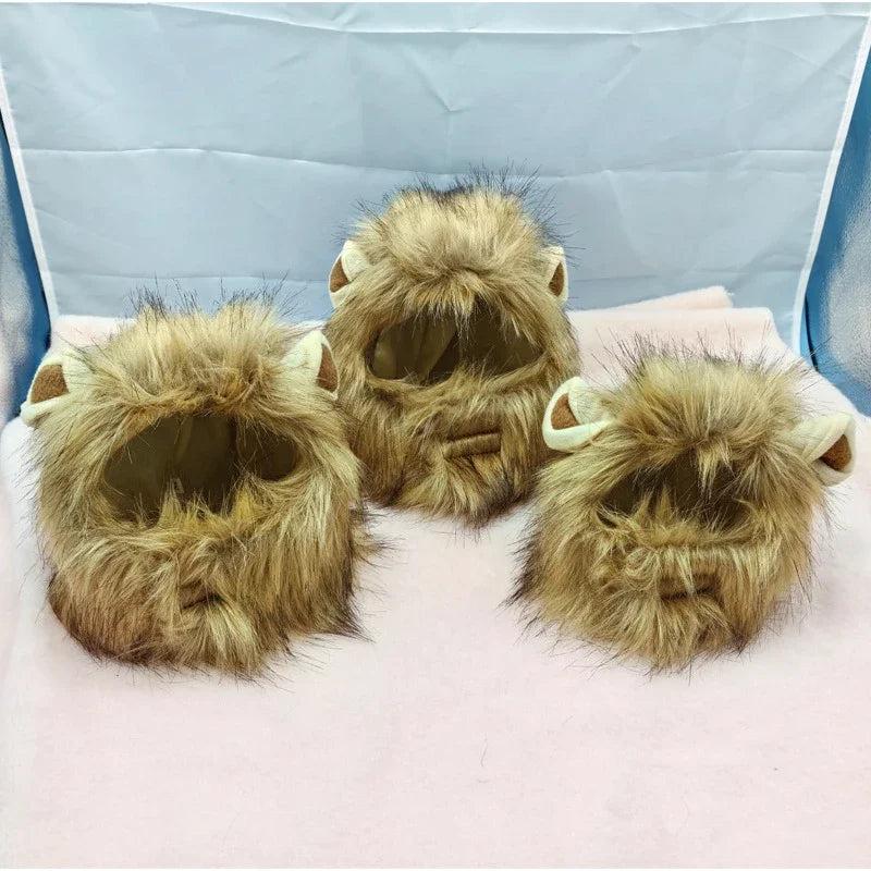 Guizhou Lion Mane Pet Hat for Dogs and Cats Costume