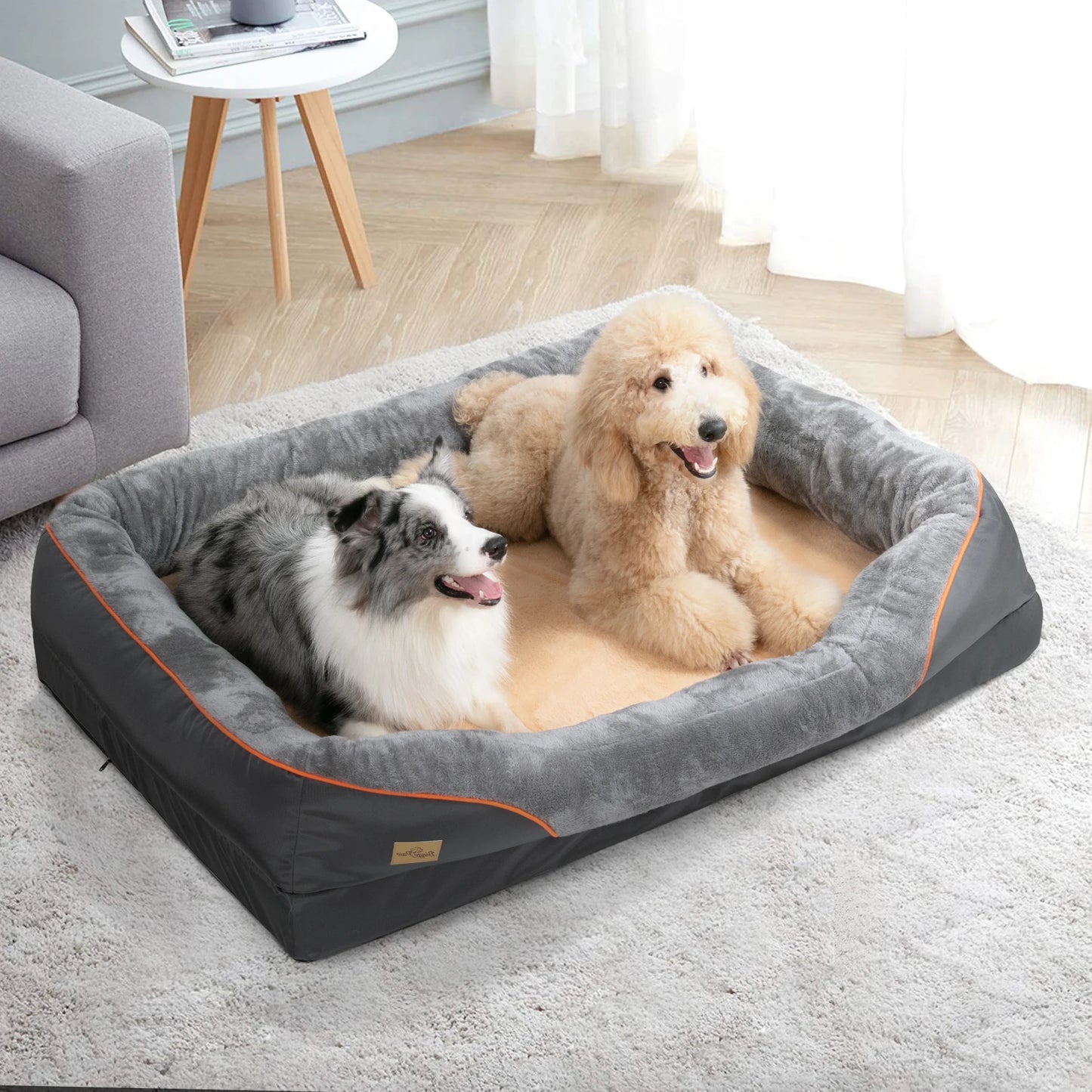 BINGOPAW Anti Allergy Dog Bed With Removable Washable Cover