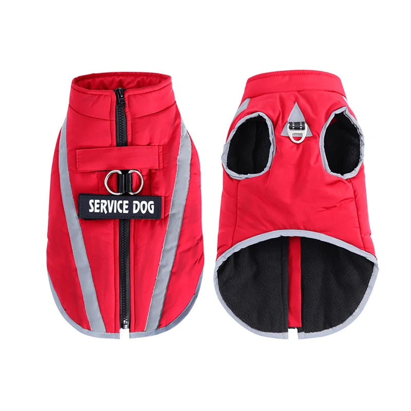 Zhejiang Waterproof Dog Jacket With Zipper Fleece Winter Coat