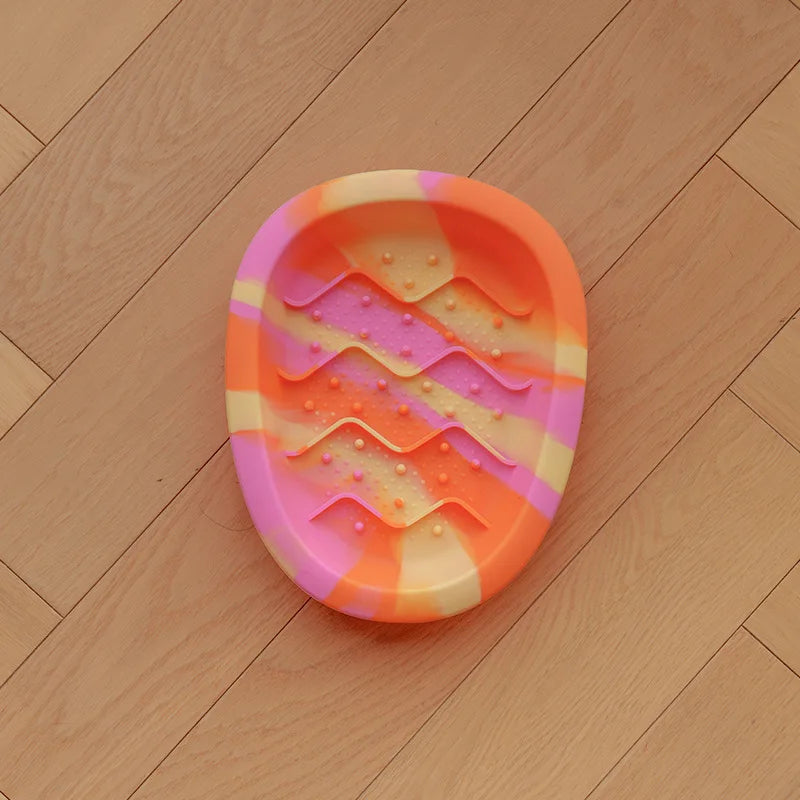 Slow Feeder Silicone Pet Bowl Anti Slip Universal Cats Dogs