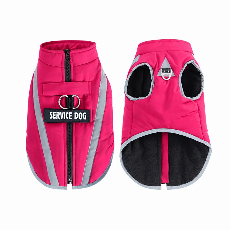 Zhejiang Waterproof Dog Jacket With Zipper Fleece Winter Coat