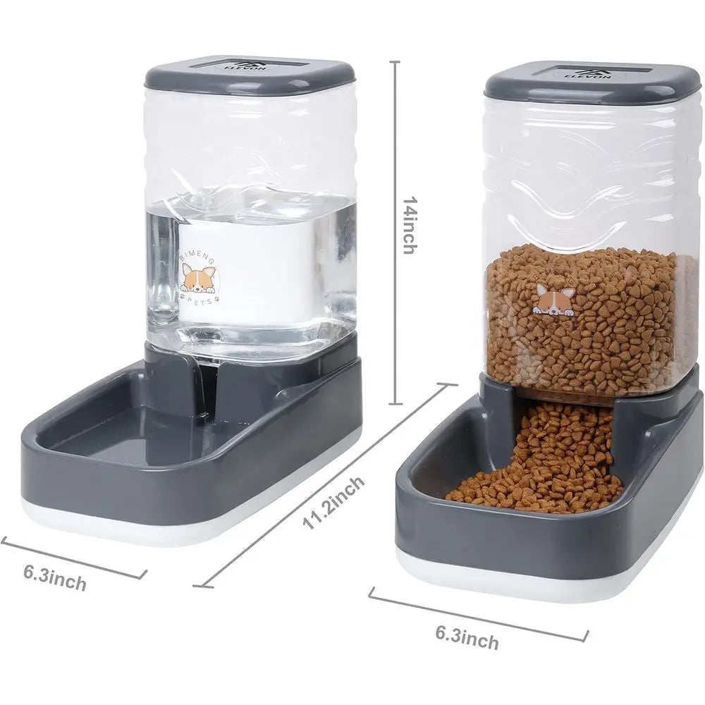 Automatic Pet Feeder Gravity Dispenser For Cats And Dogs