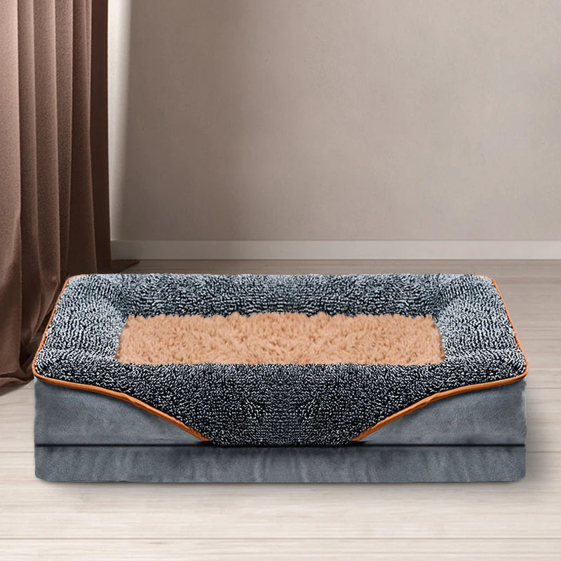 Jiangsu Removable Washable Cover Dog Bed With Raised Edges