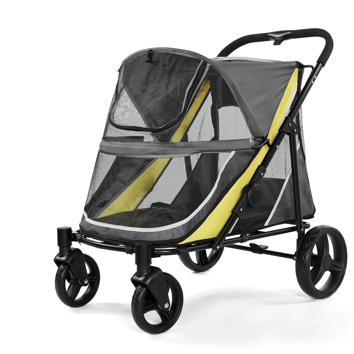 Large Dog Stroller With Lockable Wheels And Heavy Duty