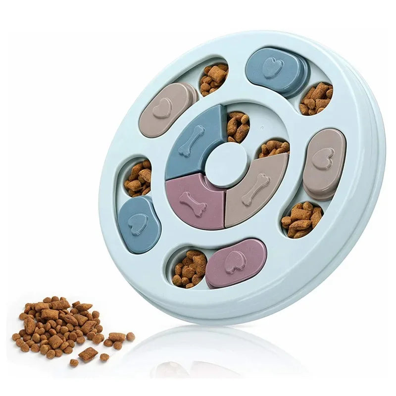 Slow Feeder Dog Training Toy Educational Puzzle For Boredom