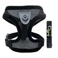 YTYINCN Dog Harness Vest Polyester Adjustable Mesh Leash