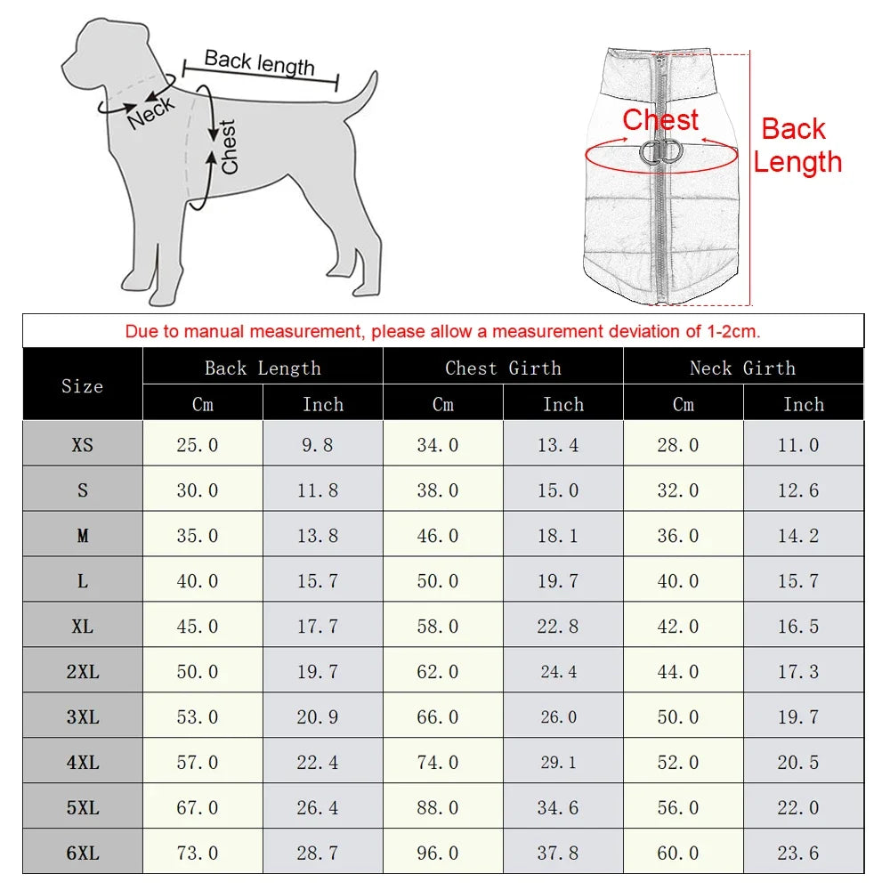 Guangdong Pet Dog Winter Jacket Windproof Waterproof Coat