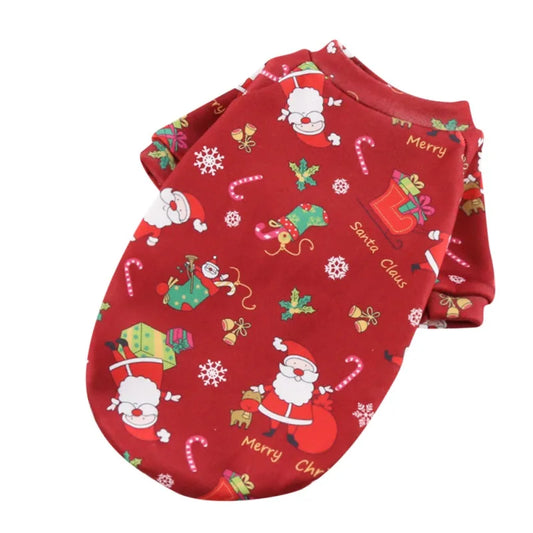 Guangdong Pet Christmas Sweater For Dogs And Cats Winter Coat