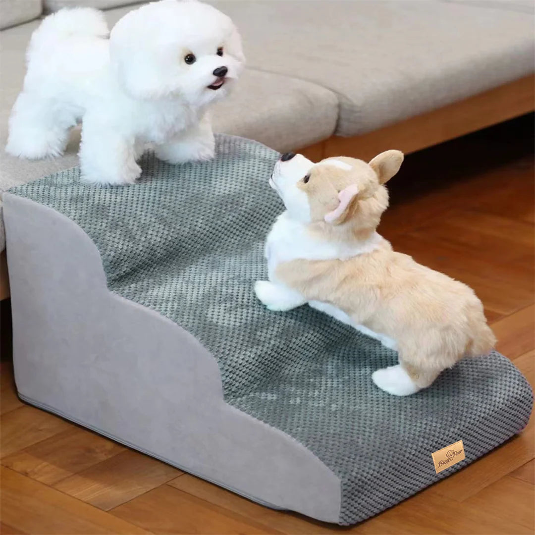 NONE Pet Dog Stairs For High Beds And Sofa Washable