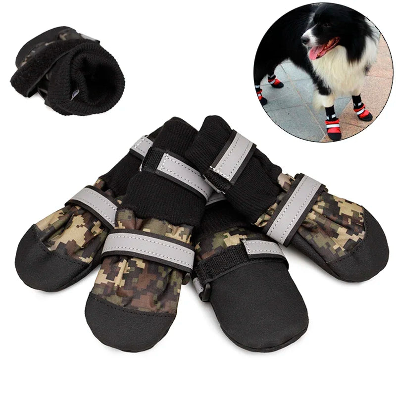 Waterproof Anti Slip Dog Boots For Large Breeds