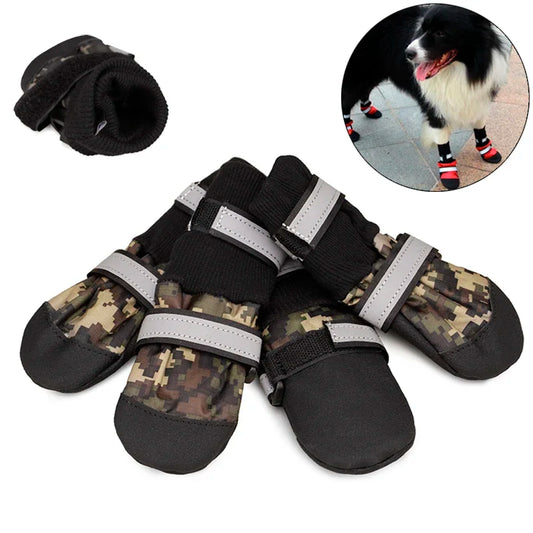 Waterproof Anti Slip Dog Boots For Large Breeds
