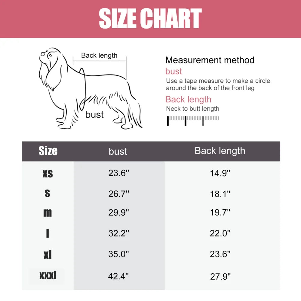 Cozy Warm Fleece Dog Jumpsuit For Winter Pet Clothing