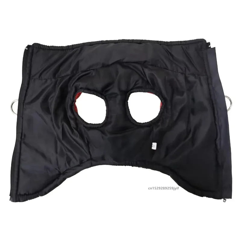 Waterproof Warm Dog Coat Padded Jacket With Zipper Front