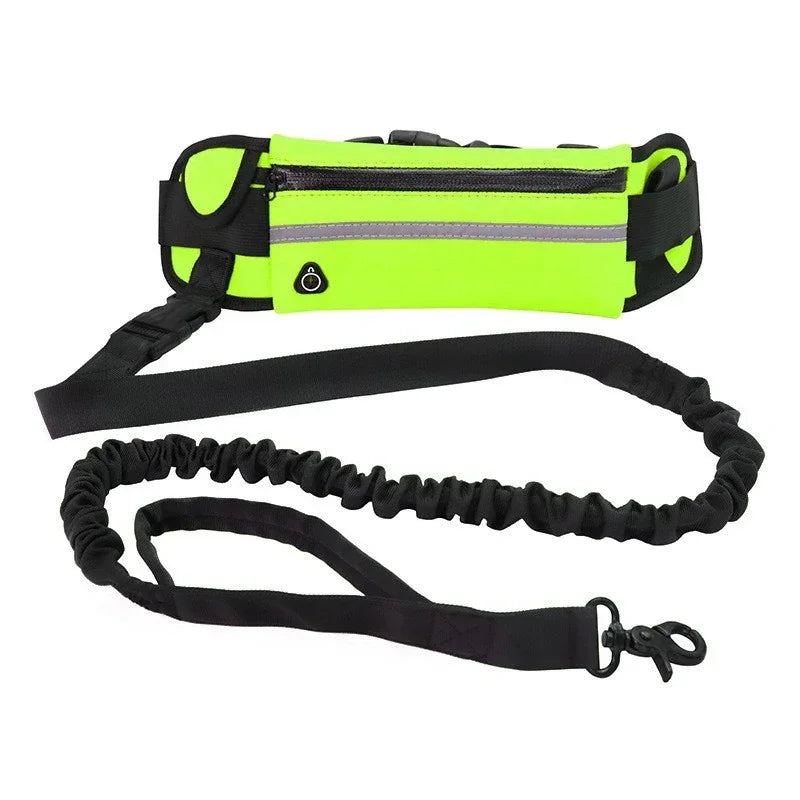 Booteely Hands Free Reflective Retractable Dog Leash