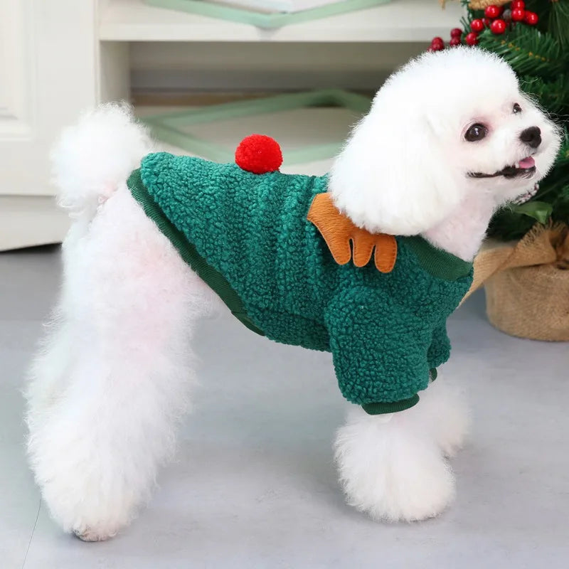 Guangdong Fleece Warm Dog Coat Winter Sweater For Pets