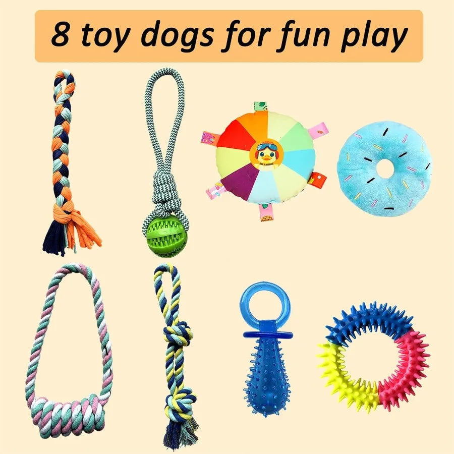 Puppy Play Gym With 8 Hanging Toys Indoor Jungle Gym