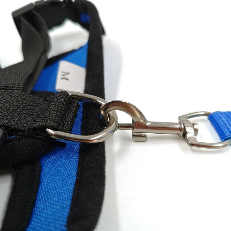 YTYINCN Dog Harness Vest Polyester Adjustable Mesh Leash