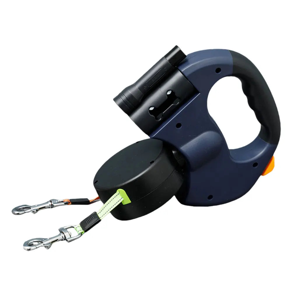 Alloet Double Headed Dog Leash with 360 Degree Swivel
