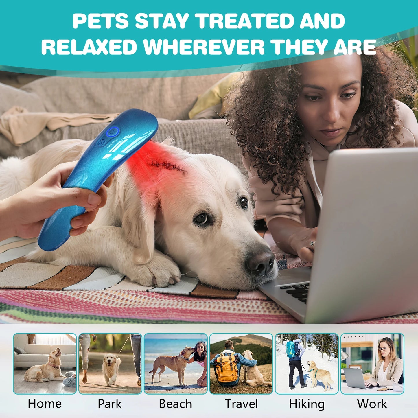 Laser Therapy for Dogs Portable Red Light Therapy Device