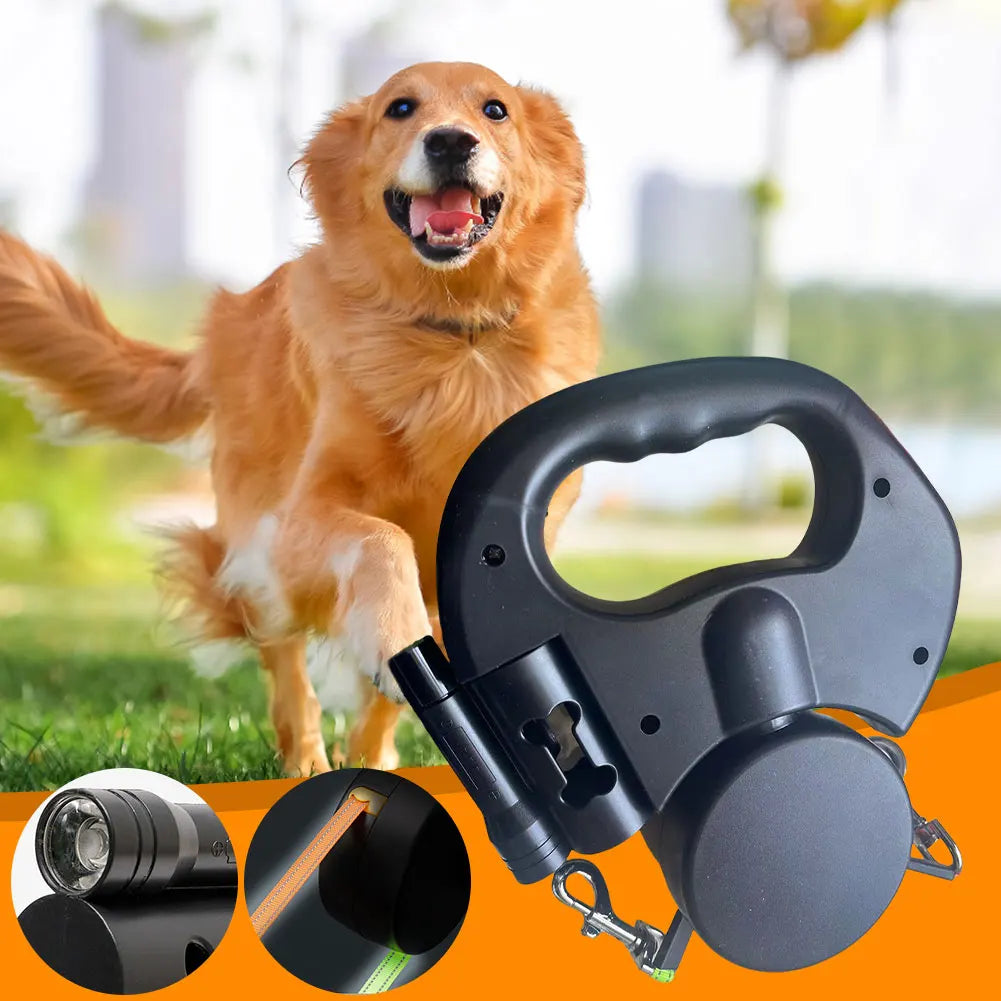 Alloet Double Headed Dog Leash with 360 Degree Swivel
