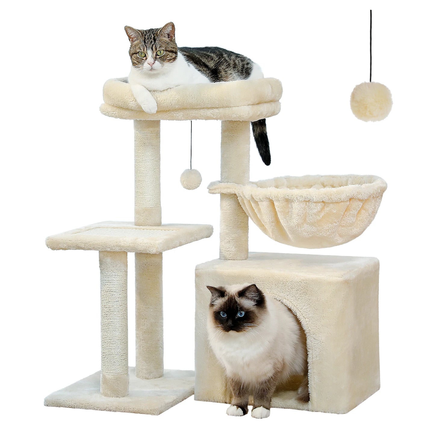 PAWZ Road Cat Tree Tower for Indoor Cats 2 Styles