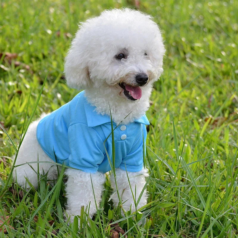Doggyzstyle Spring Polo Dog Shirts Breathable Vest