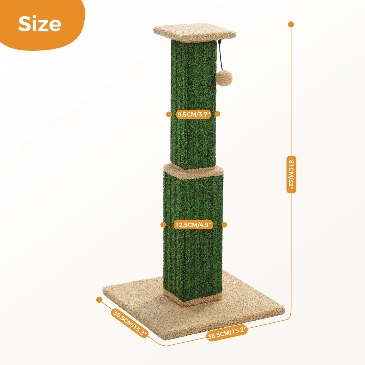 PAWZ Road Cat Scratching Post Indoor Durable Sisal Toy