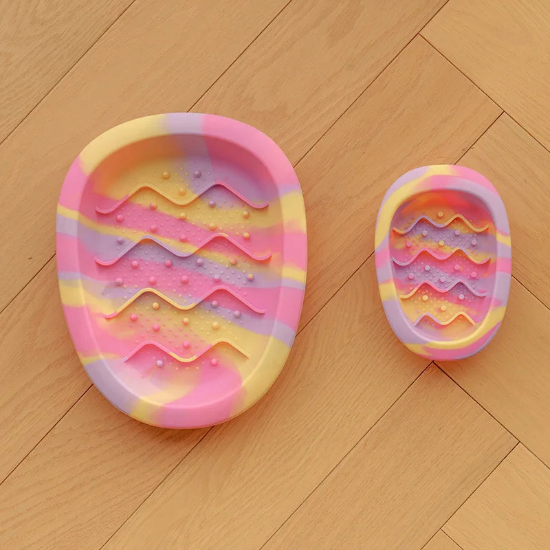 Slow Feeder Silicone Pet Bowl Anti Slip Universal Cats Dogs
