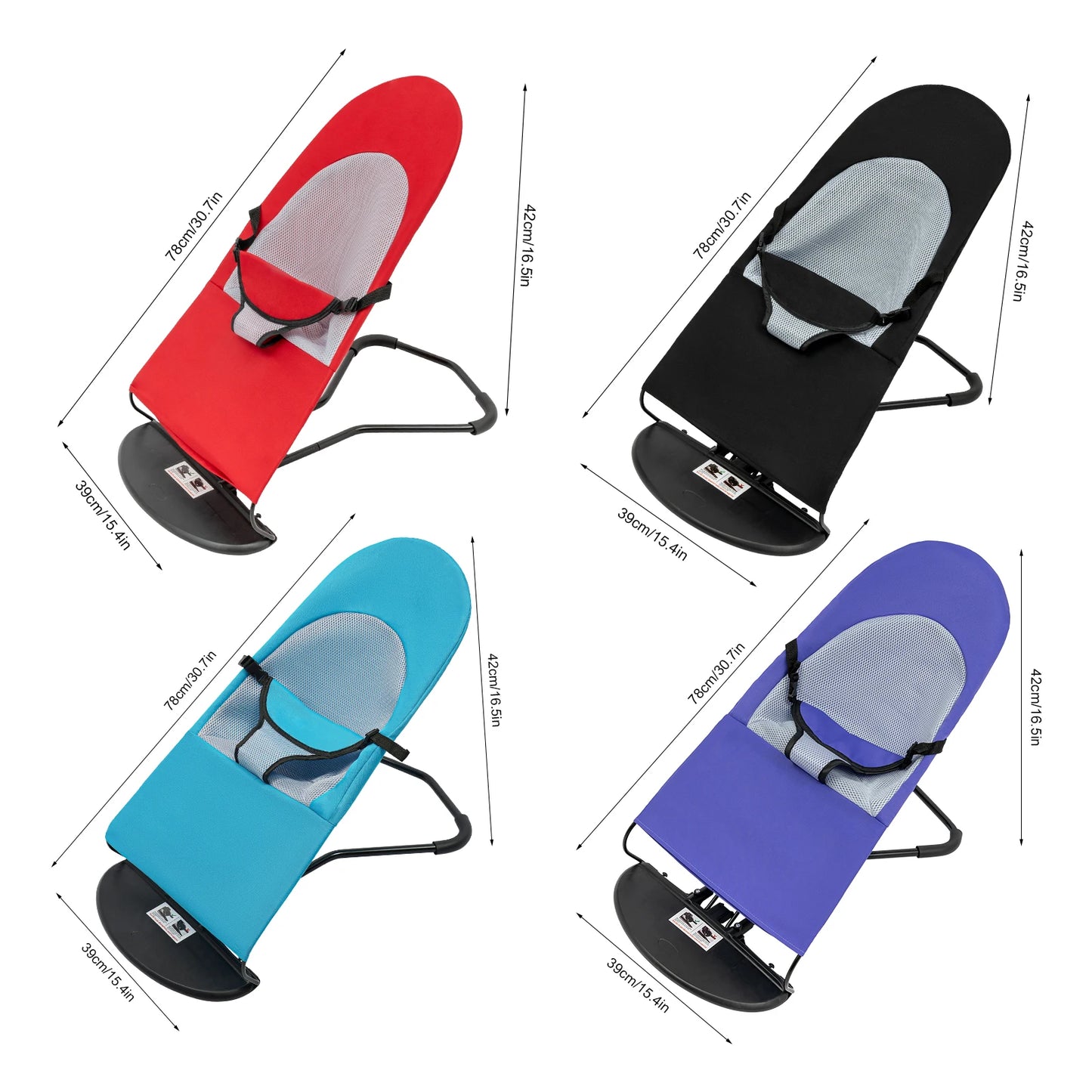 Pet Rocking Chair With Adjustable Foldable Stainless Bracket