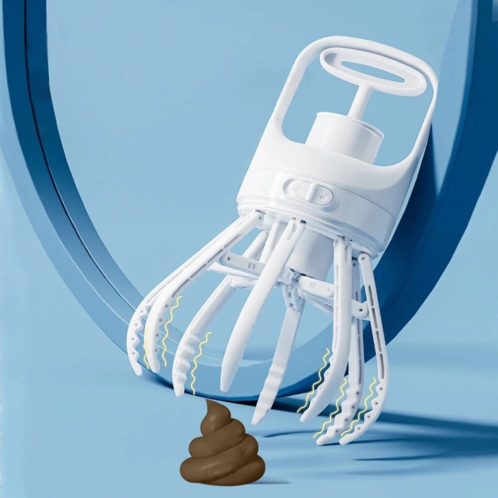 Dog Litter Eight-Claw Pooper Scooper With Bag Rolls