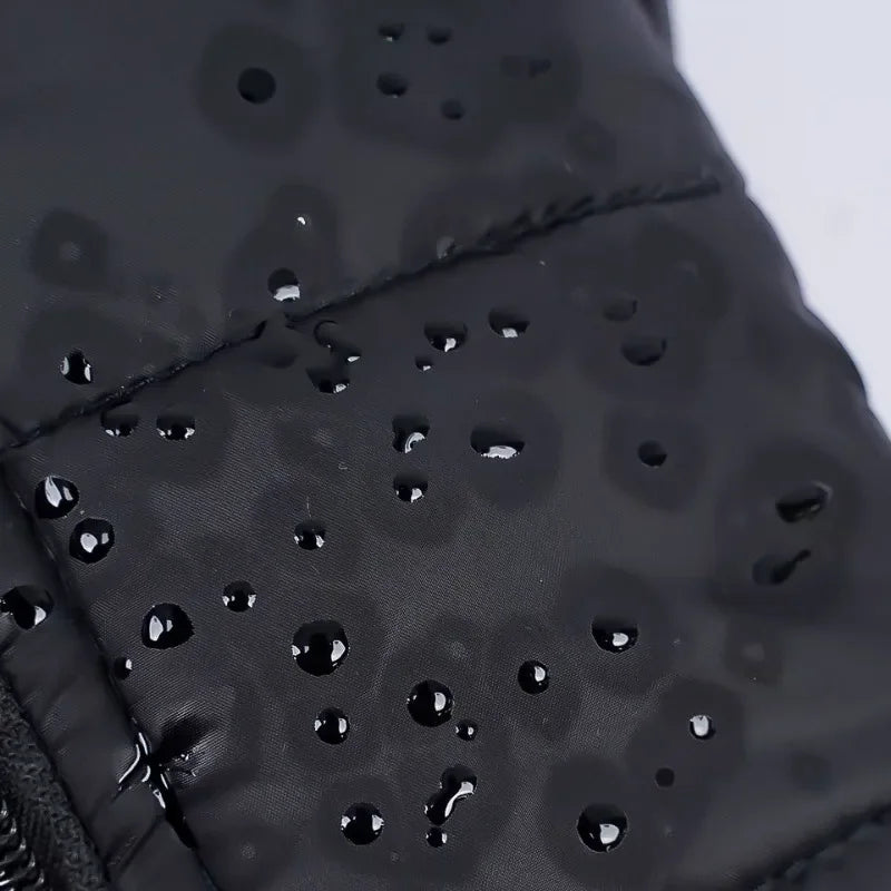 Waterproof Warm Dog Coat Padded Jacket With Zipper Front
