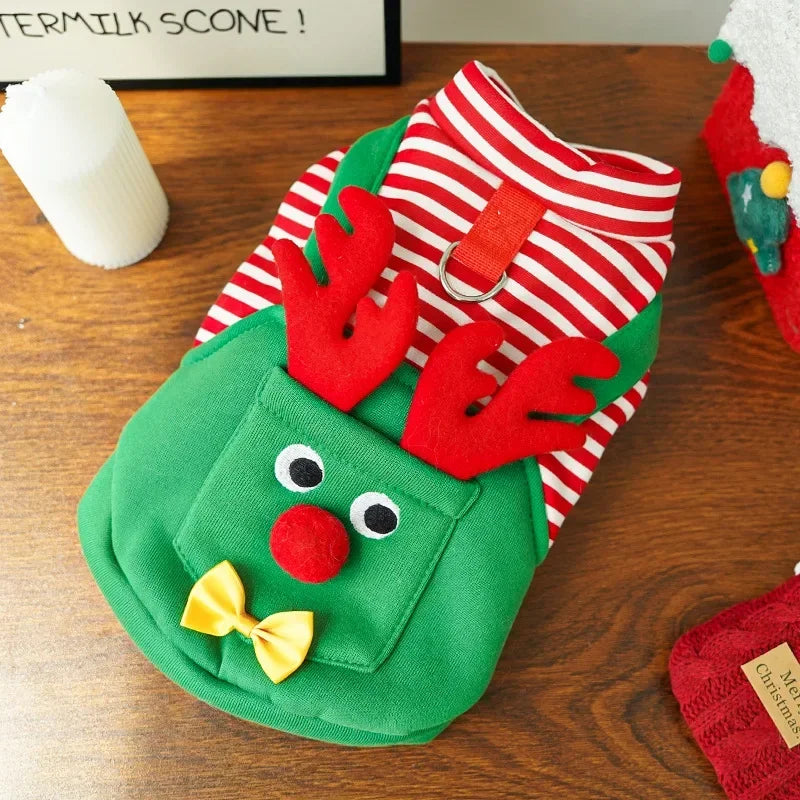 Miss Doggy Christmas Pet Coat For Dog Cat Santa Costume