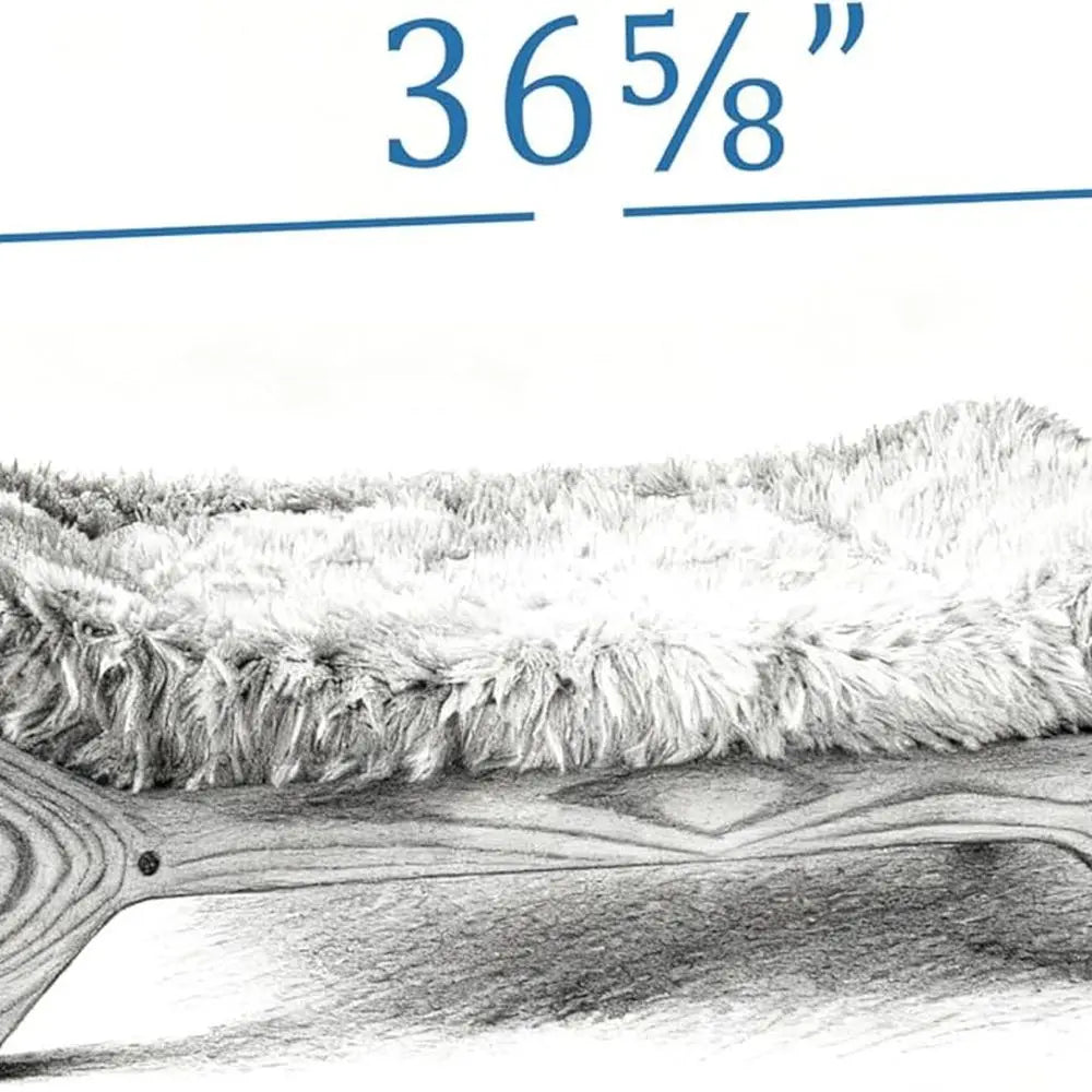 Wooden Dog Bed With Removable Cover And Egg Crate Foam