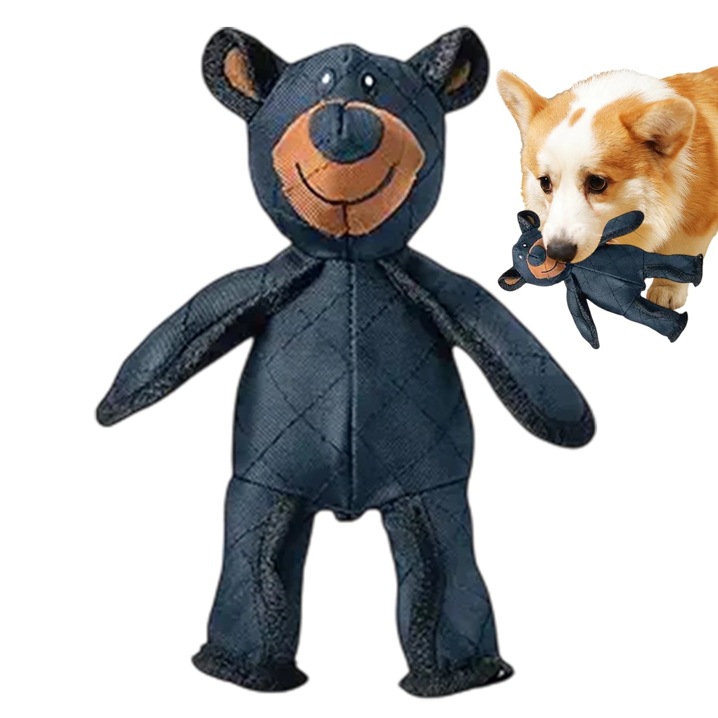 Squeaky Plush Bear Dog Toy For Puppies