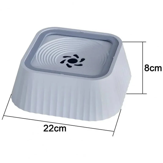 Pet Water Fountain With Floating Plates Anti Spill No Splash