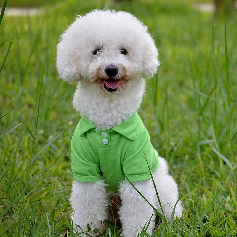 Doggyzstyle Spring Polo Dog Shirts Breathable Vest
