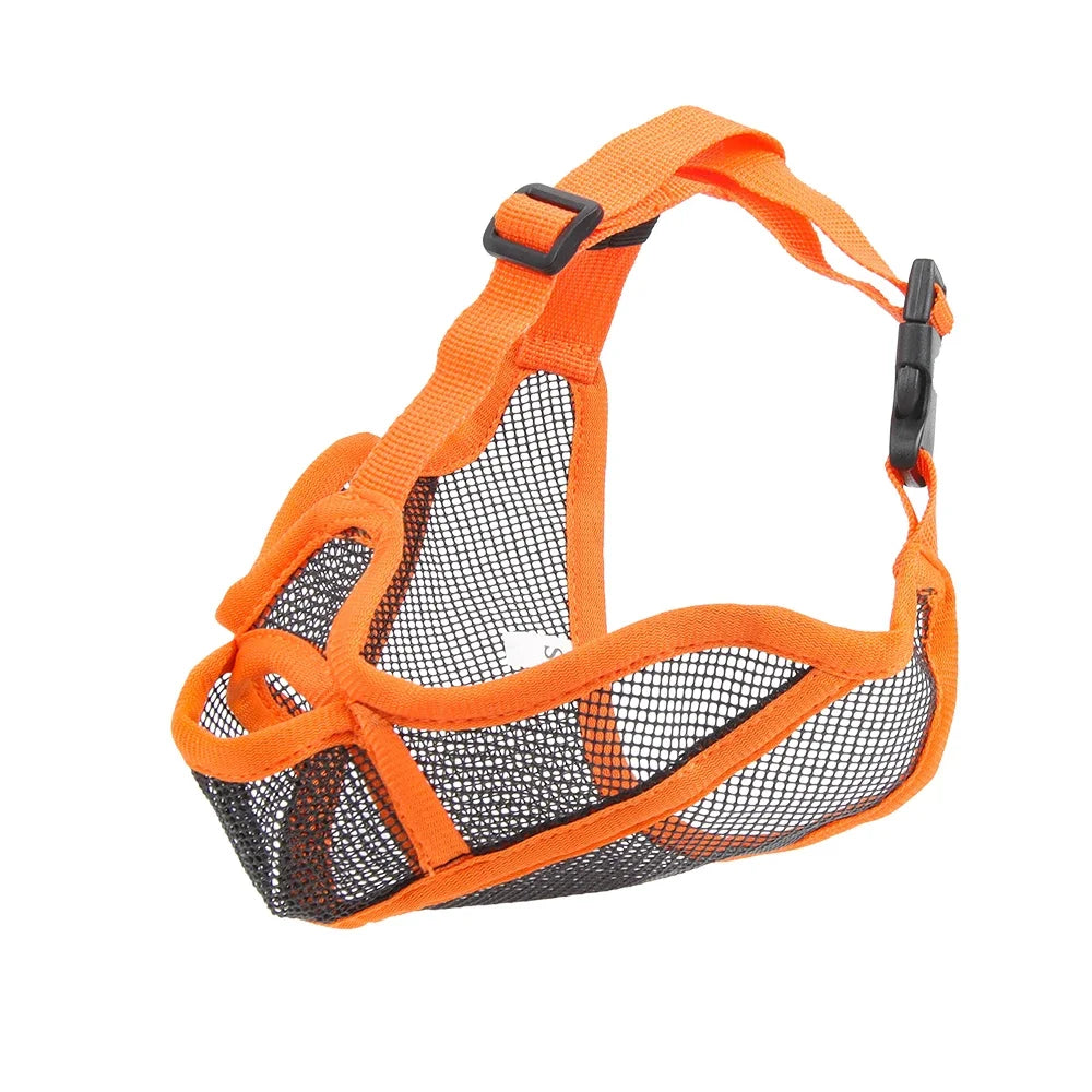Breathable Short Snout Dog Muzzle for Barking Prevention