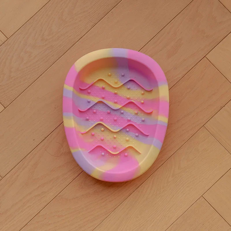 Slow Feeder Silicone Pet Bowl Anti Slip Universal Cats Dogs