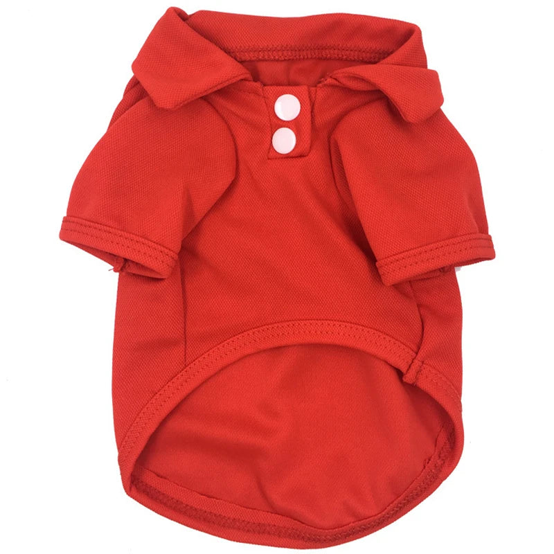 Doggyzstyle Spring Polo Dog Shirts Breathable Vest