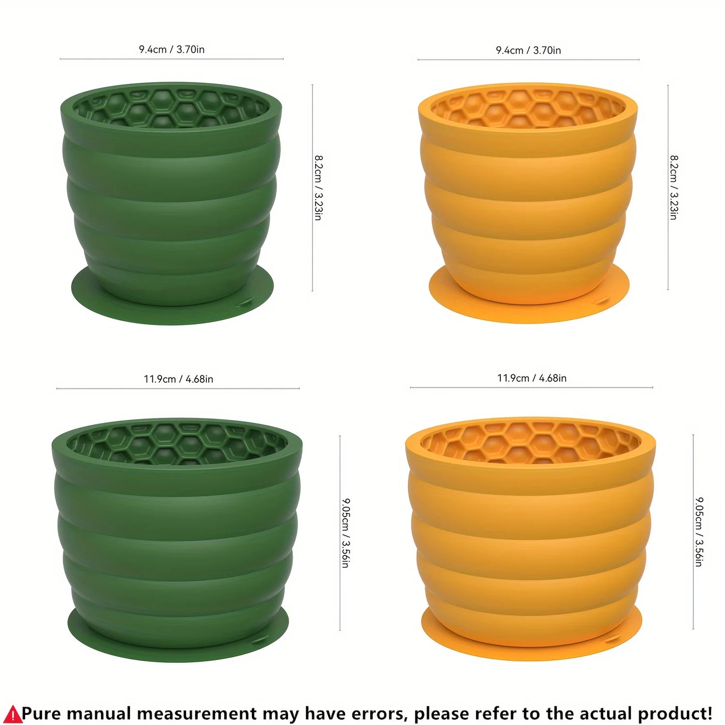 Silicone Slow Feeder Dog Bowl Non Slip for Small Breeds