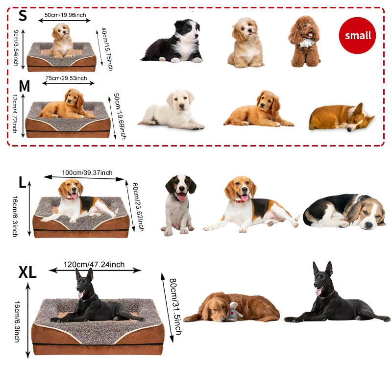 Jiangsu Removable Washable Cover Dog Bed With Raised Edges