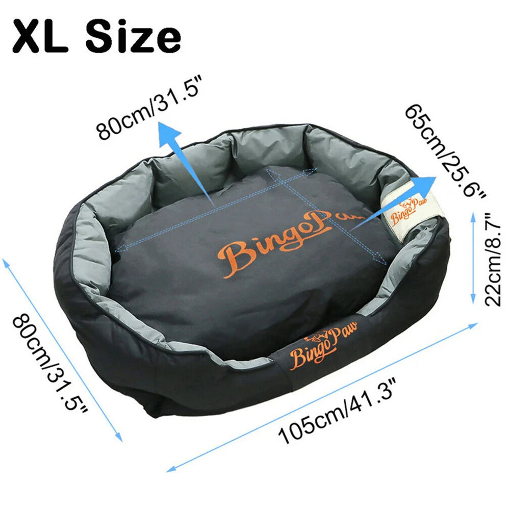 BORWARTCN Waterproof Orthopedic Dog Bed Cushion Kennel