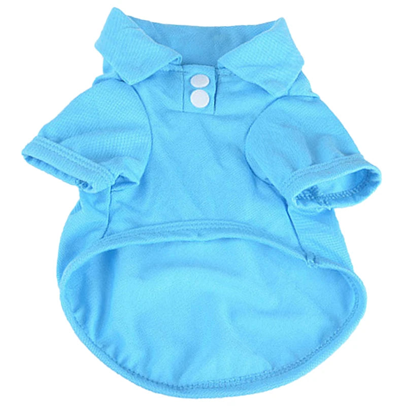 Doggyzstyle Spring Polo Dog Shirts Breathable Vest