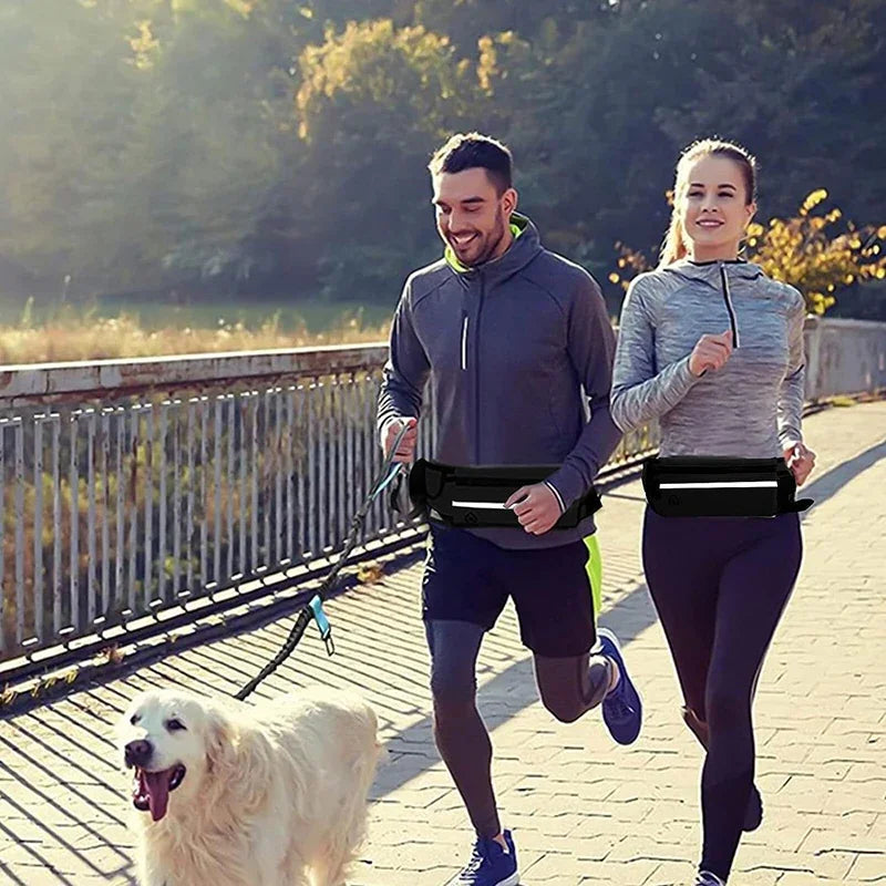 Booteely Hands Free Reflective Retractable Dog Leash