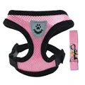 YTYINCN Dog Harness Vest Polyester Adjustable Mesh Leash